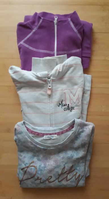 Duży zestaw ubranek dla dziewczynki rozmiar 134-152cm