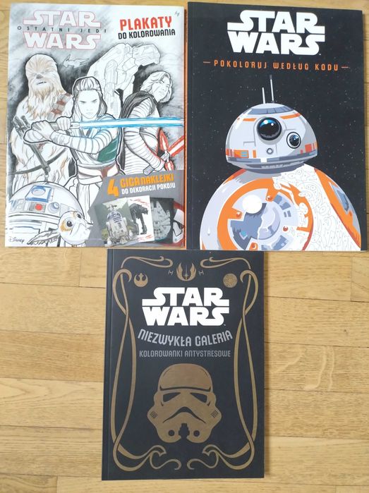 STAR WARS kolorowanki zestaw