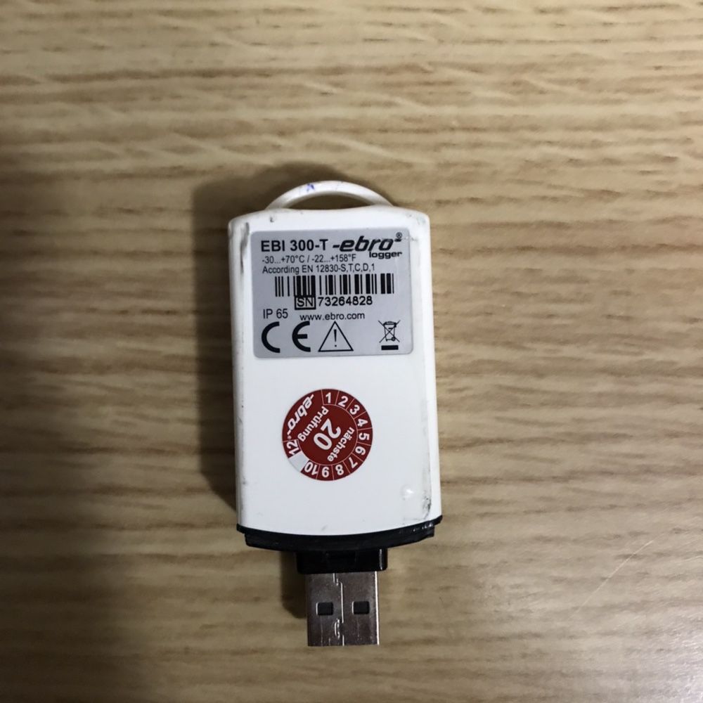 Ebro EBI 300 USB Datalogger de temperatura para produtos alimentares
