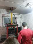 Prasa hydrauliczna do np. zniczy , pellet pelletu