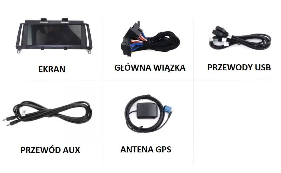 NAWIGACJA BMW X3 F25 X4 F26 2010/2017 SYSTEM NBT Android 14 8GB RAM