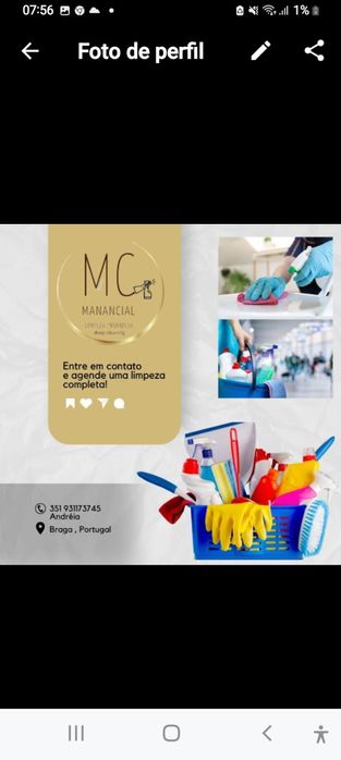 Limpeza profunda &Passagem a ferro