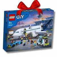 DUŻY Zestaw LEGO City Samolot pasażerski (Figurki, POJAZDY LOTNISKOWE)