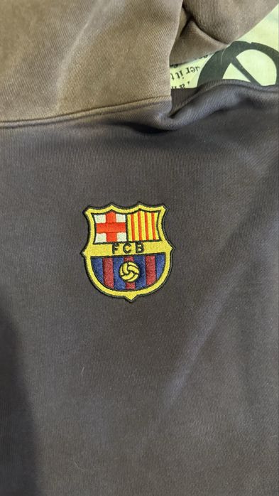 Оригінал! Travis Scott x Nike x FC Barcelona худі нова річ