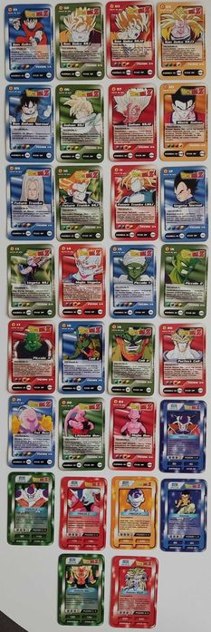 Karty Dragon Ball Chio Z oraz GT - do gry - cena za 1 szt.