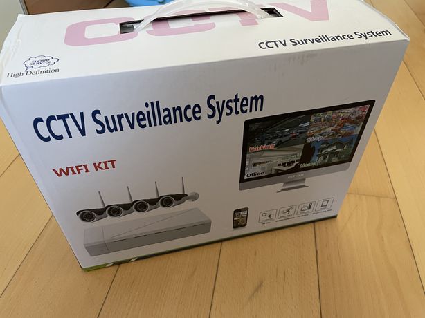 Vendo kit de video vigilancia de 4 câmaras sem fios- FullHD 2.0 mpx