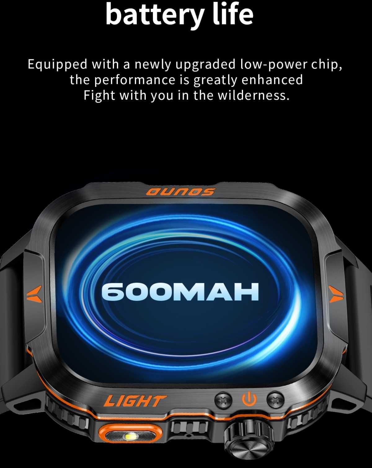 Смарт часы. LIGE HT26. NFC. Compass. Barometr. LED-фонарик.