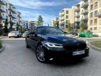 BMW Seria 5 Polift Virtual Czarna Polski Salon Bogate wyposażenie
