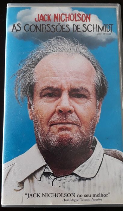 VHS "As Confissões de Schmidt" (Jack Nicholson) -