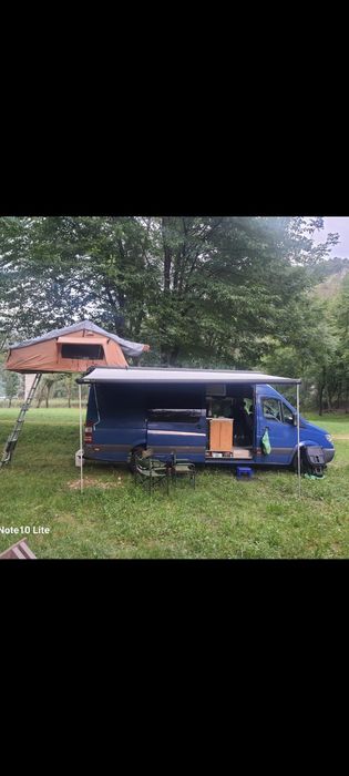 Mercedes benz Sprinter, kamper, brygadówka