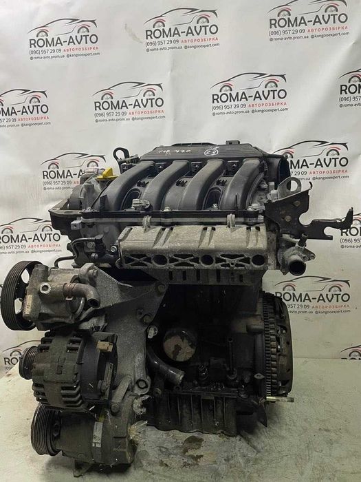 Двигун 1.6B K4M858 Мотор K4MR858 Двигатель Renault Megane Scenic III
