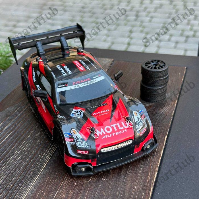 Дрифт машинка на радиоуправлении Nissan GTR Nitro Красная