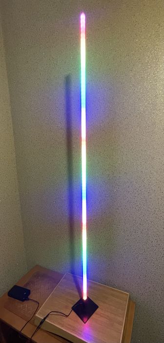 Лампа підлогова торшер led RGB 150 см з керуванням через пульт