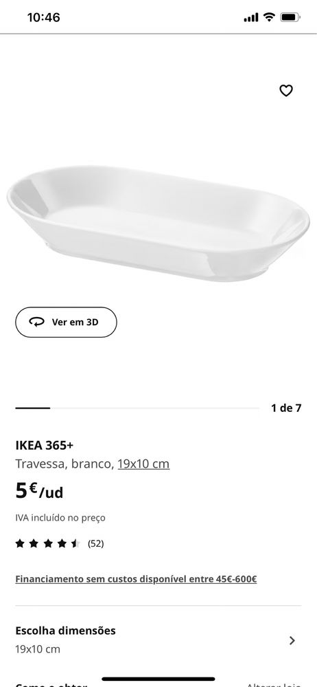 3 Travessas IKEA como novo