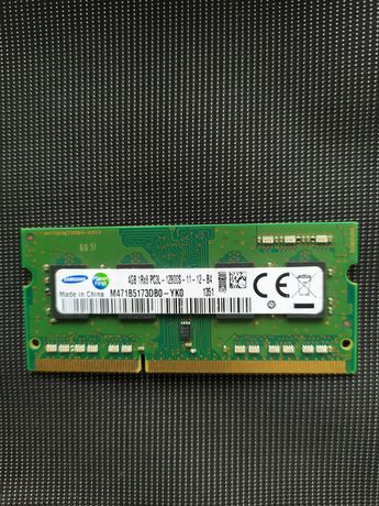 Оперативная память для ноутбука Samsung SODIMM DDR3L 4Gb 1600MHz 12800
