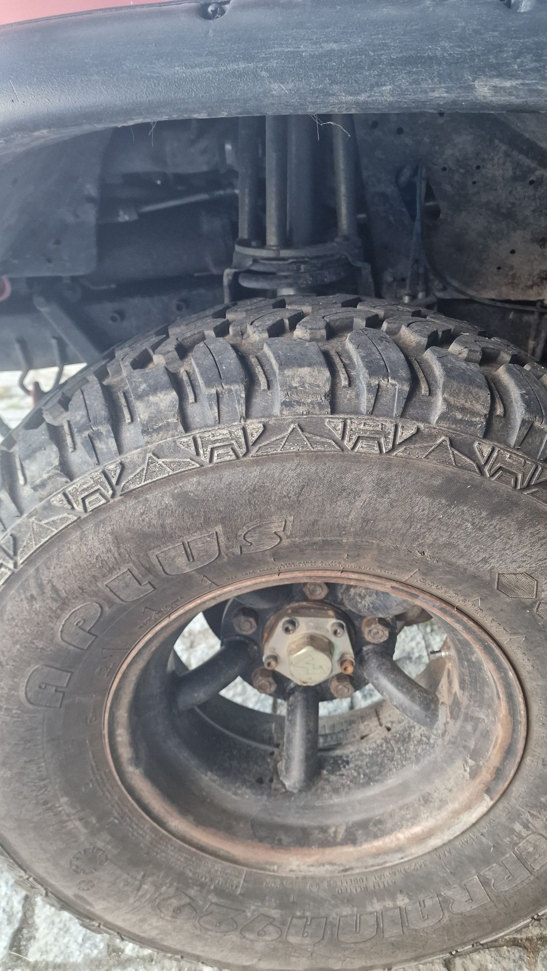 Jantes Land Rover 15" e pneus 33/12,5/15
