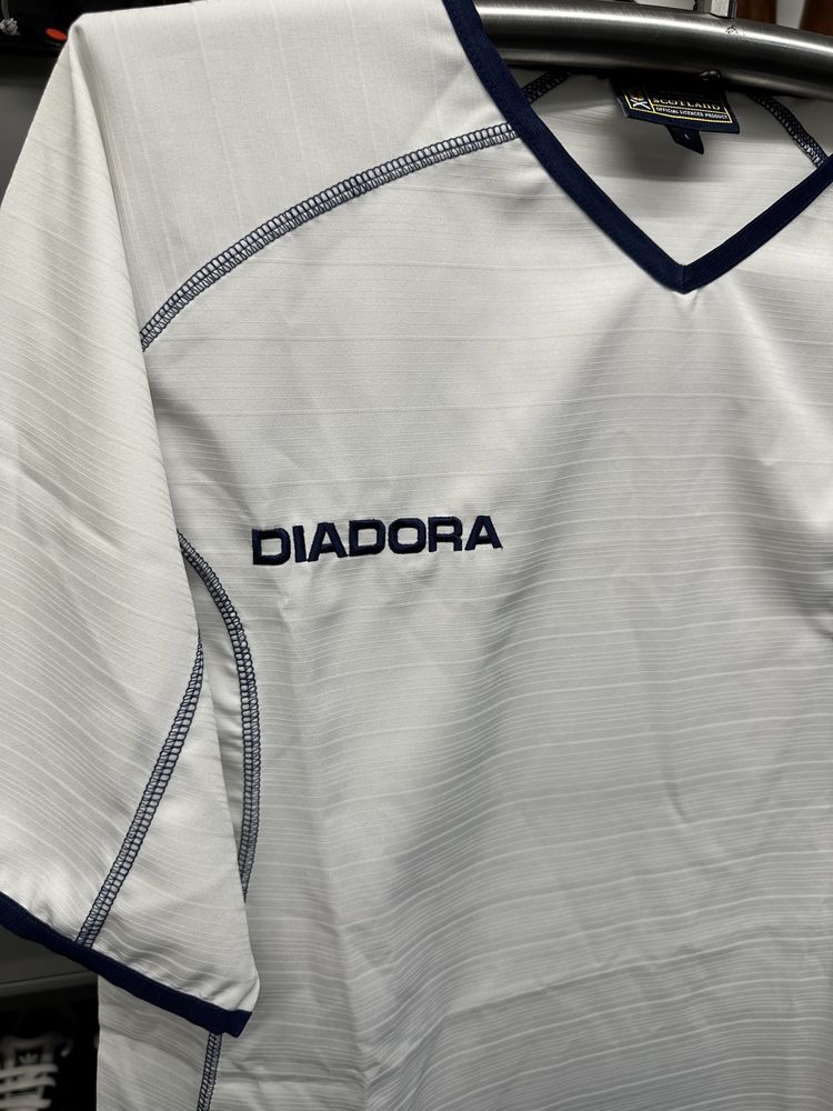 Vintage Diadora Jersey (Camisola) da Seleção Escócia 2003 - Produto Oficial