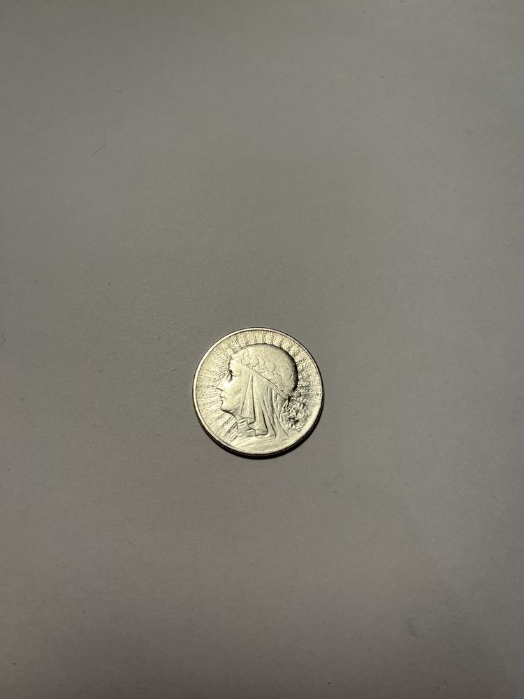 Moneta 5zl 1934 glowa kobiety