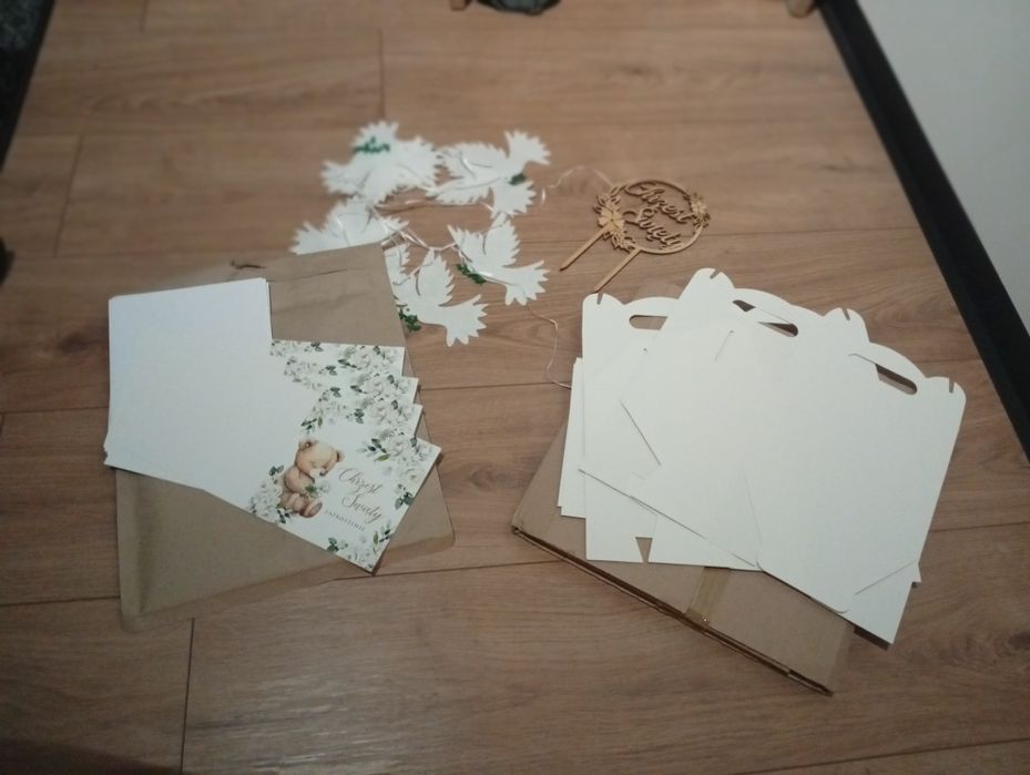 Dekoracje na chrzest Święty