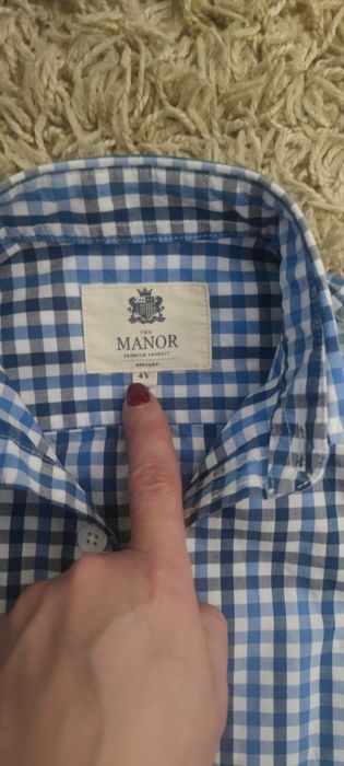 Koszula w kratkę Tha Manor 100% bawełna