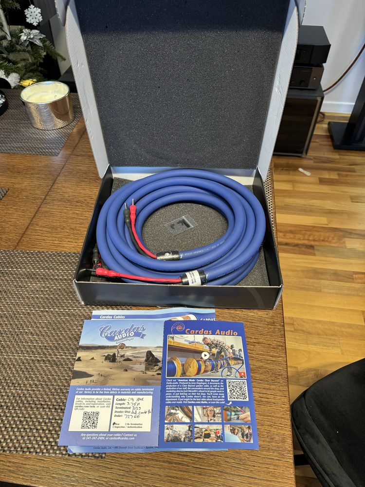 Kable głośnikowe Cardas Clear Cygnus Speaker 2x3,75m Top