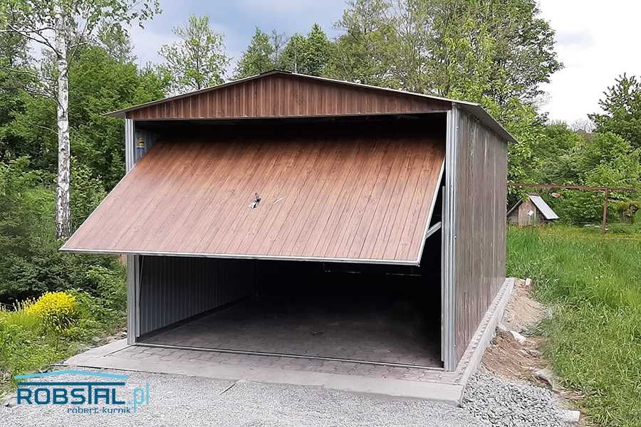 Garaż 3x6 drewnopodobny-montaż GRATIS!