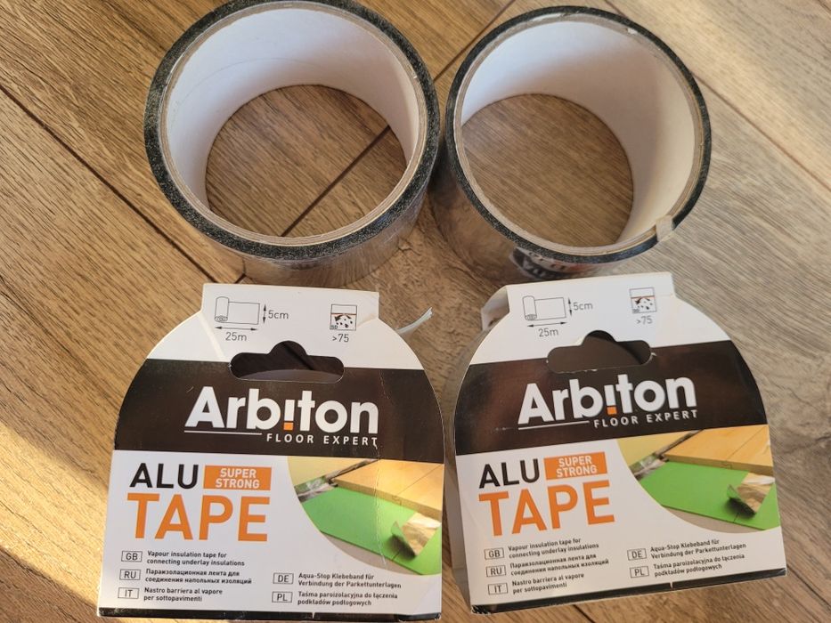 Arbiton alu tape super strong, taśma paraizolacyjna