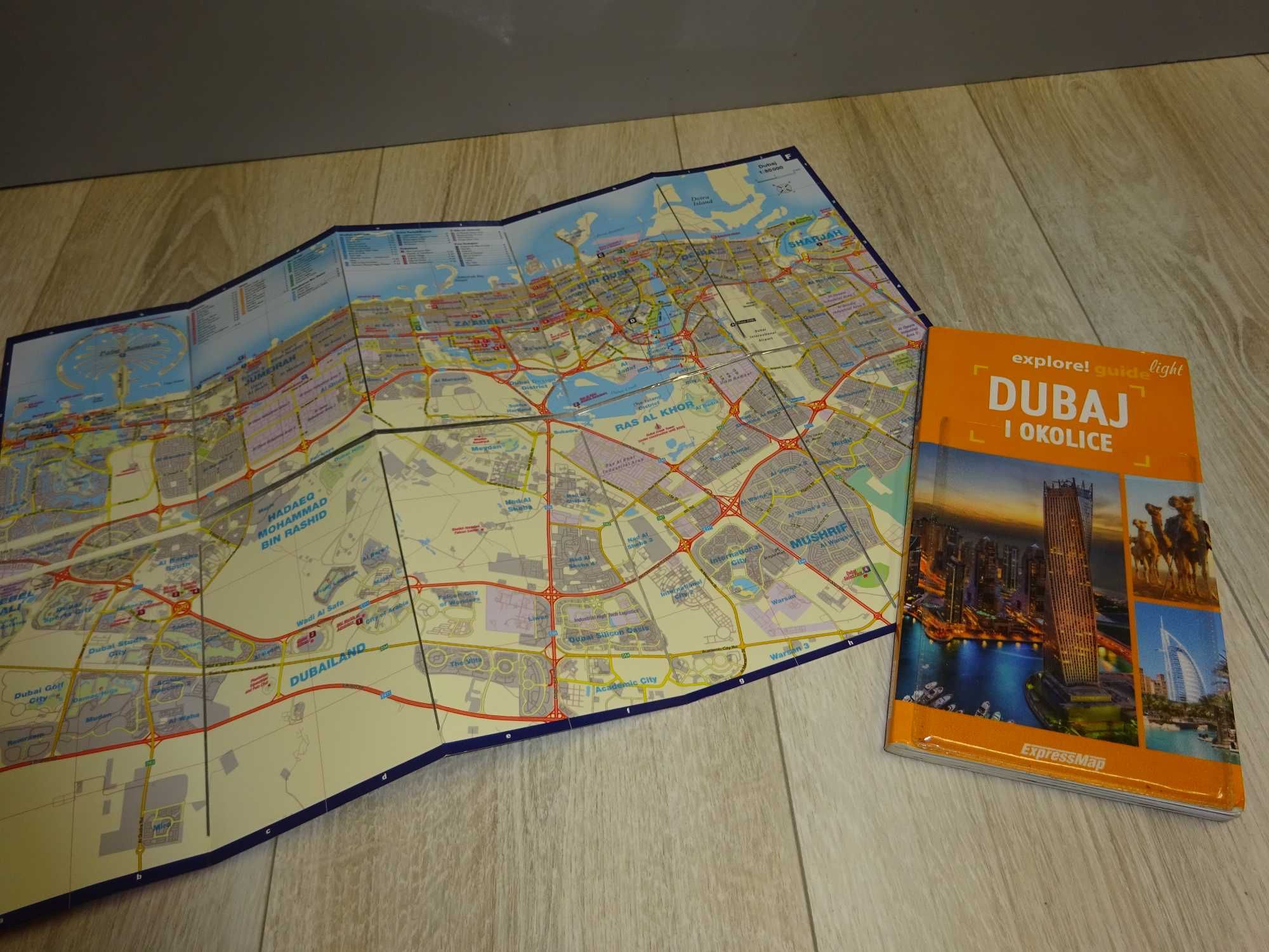 Dubaj i okolice przewodnik + mapa