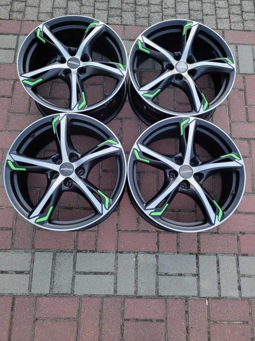Felgi Aluminiowe Ronal R62 Green 19cali 5X115 8J ET40 Idealne Polecam!