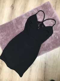Sukienka mini Boohoo mała czarna rozmiar 36