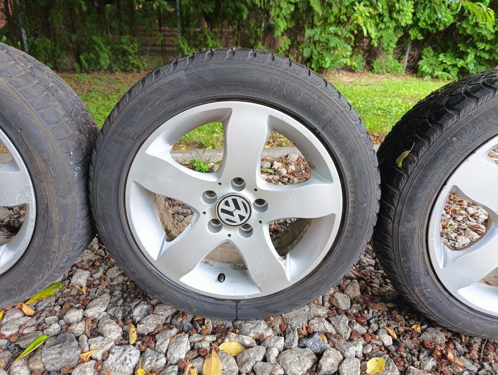 Alufelgi 5x112 16 cali opony 205/55r16 audi VW skoda Mercedes seat