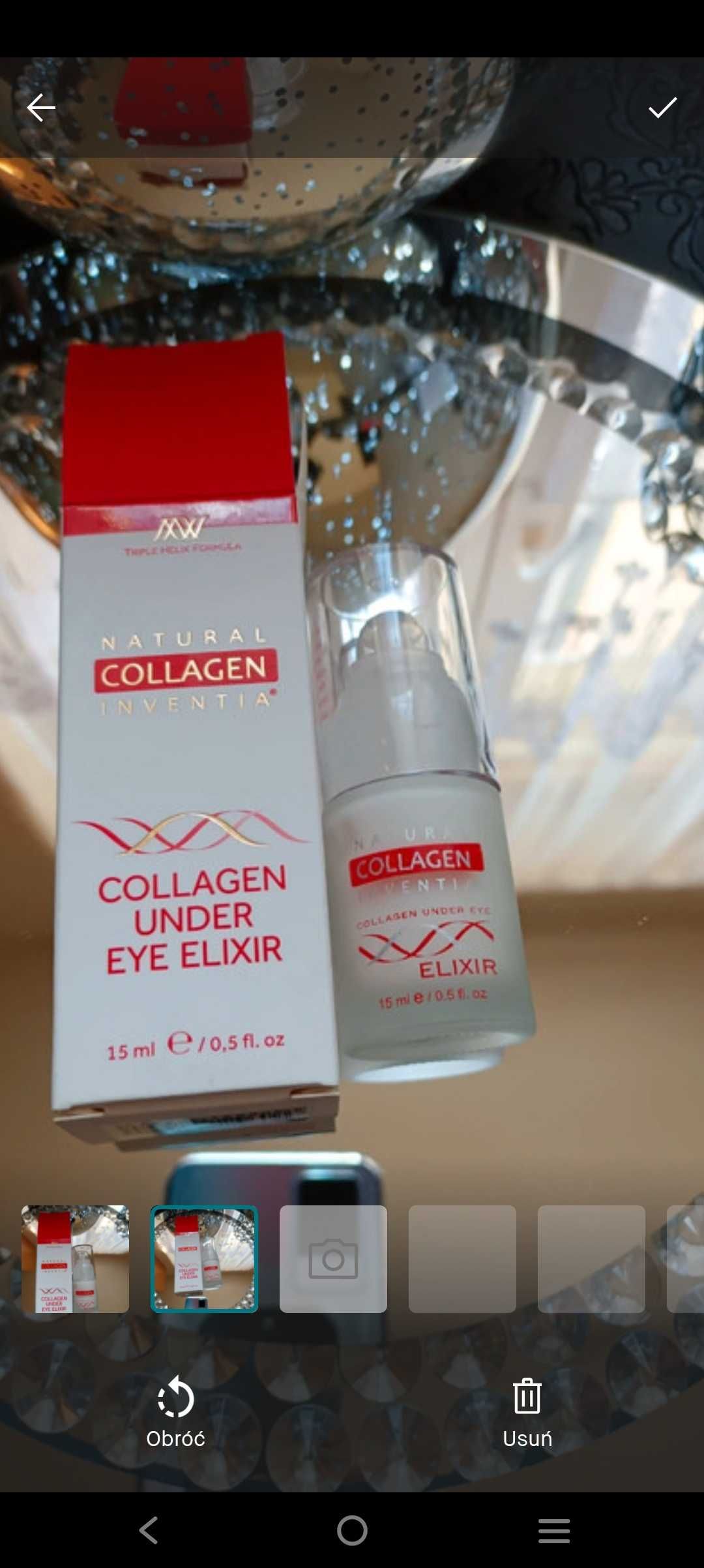 Elixir kolagenowych pod oczy