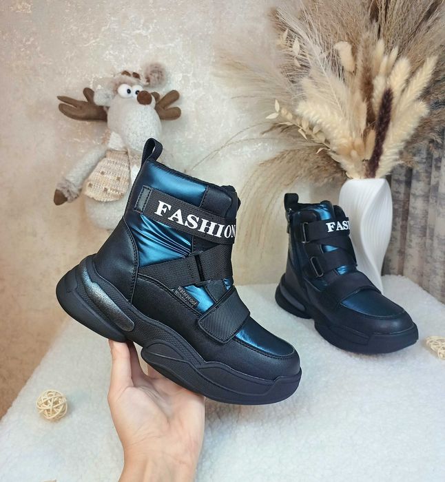 Дитячі зимові черевики для дівчинки 33 34 35 36 37 38 чоботи дутіки