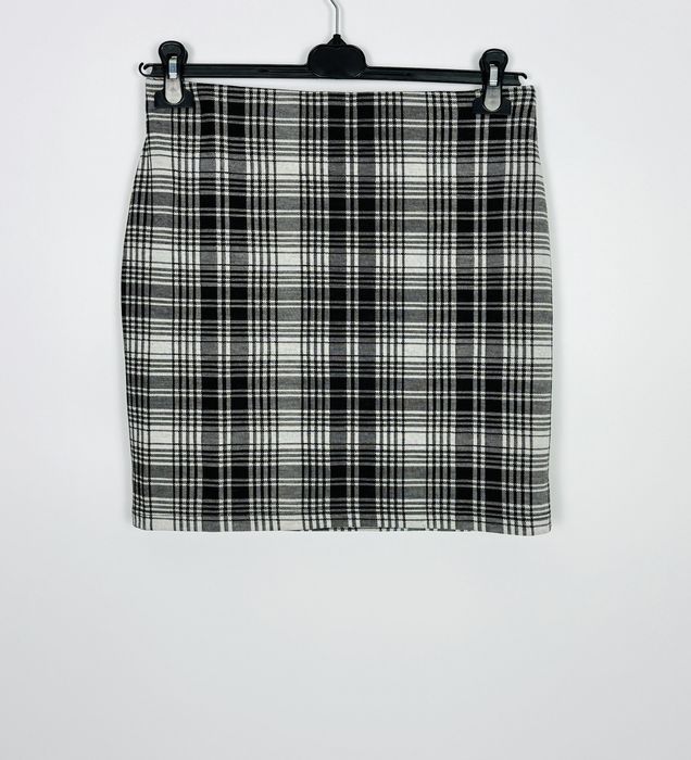 Ołówkowa spódnica w kratę XL 42 New Look