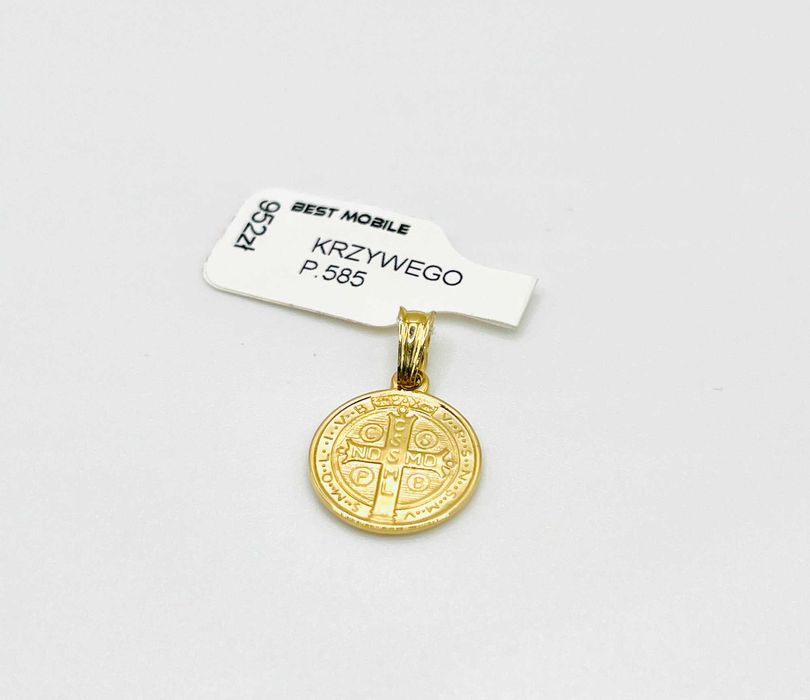 NOWA Złota Zawieszka W. 1.73g, P. 585, NR65 KRZY