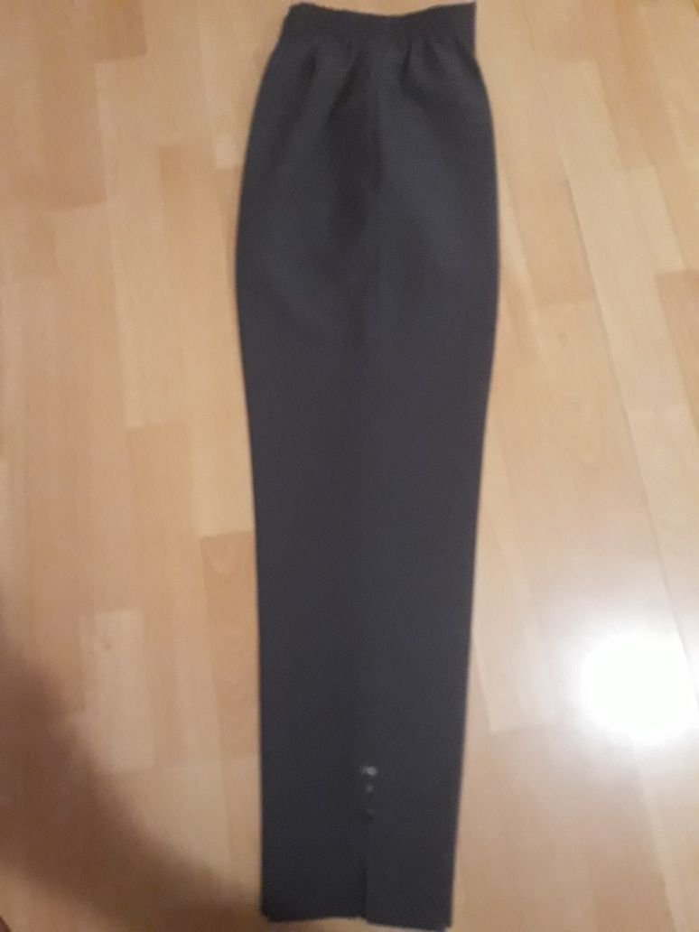 Spodnie ciemno szare grafit damskie eleganckie 38 M