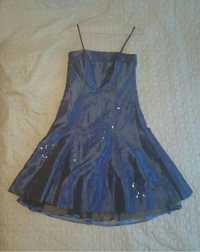 Sukienka okazyjna, niebieska, rozmiar 38-40