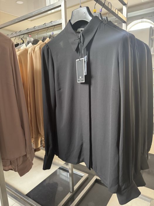 Блуза блузка Elisabetta Franchi оригінал оригинал рубашка черная чорна