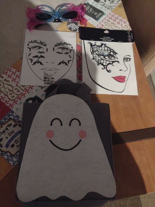 Tattoo para face para Halloween