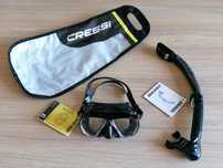 Maska do nurkowania CRESSI Big Eyes + Fajka CRESSI Alpha Ultra Dry