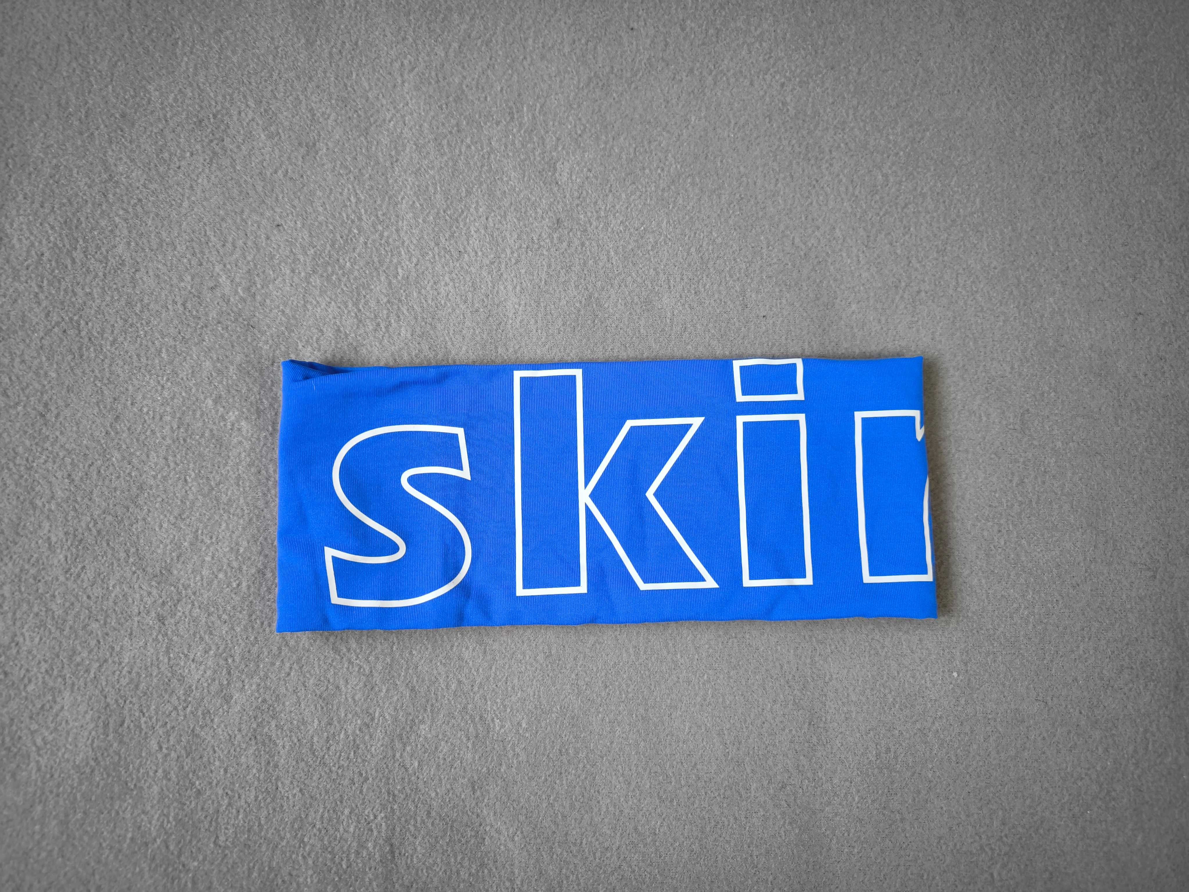 Повязка Skinfit на голову синяя (24,5 х 9,5 см)