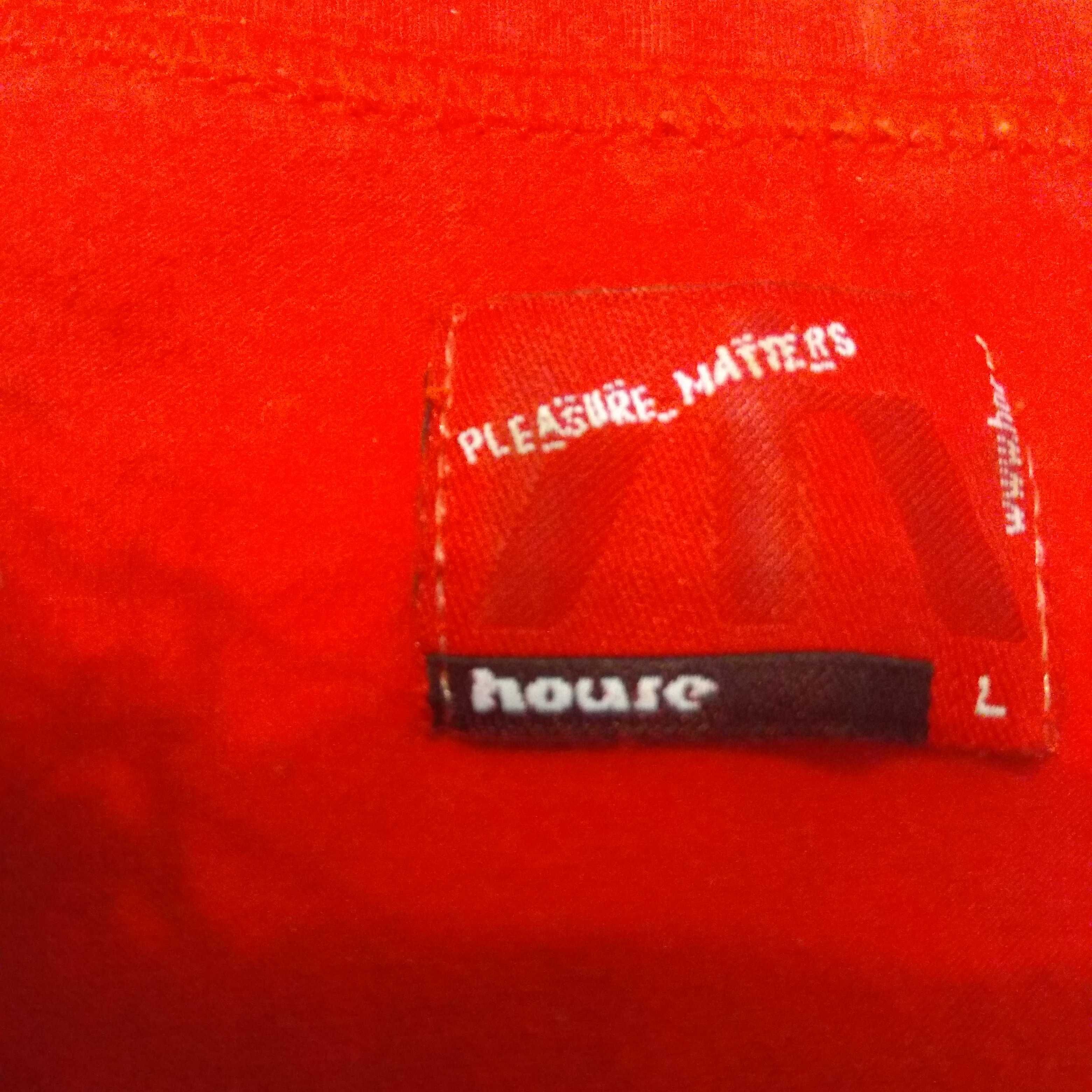 Koszulka w pacyfki czerwona H&M rasta na ramiączkach