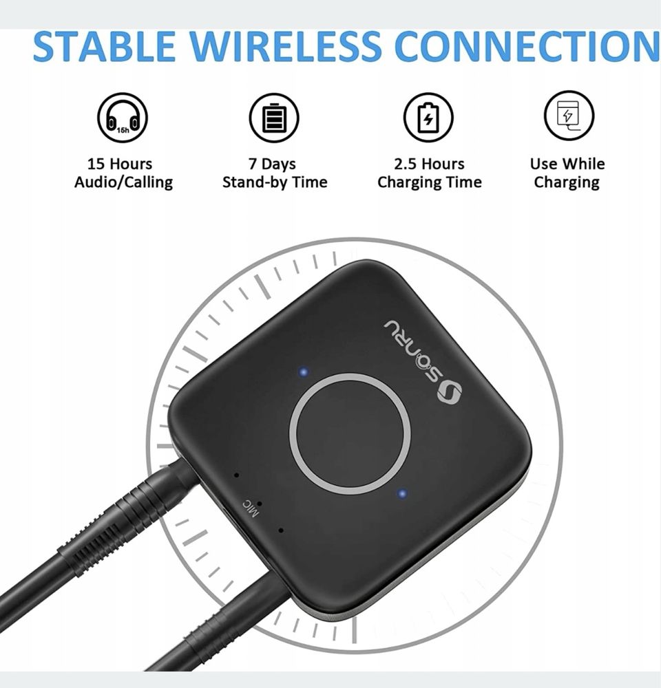 Adapter Bluetooth SONRU BT 5.0