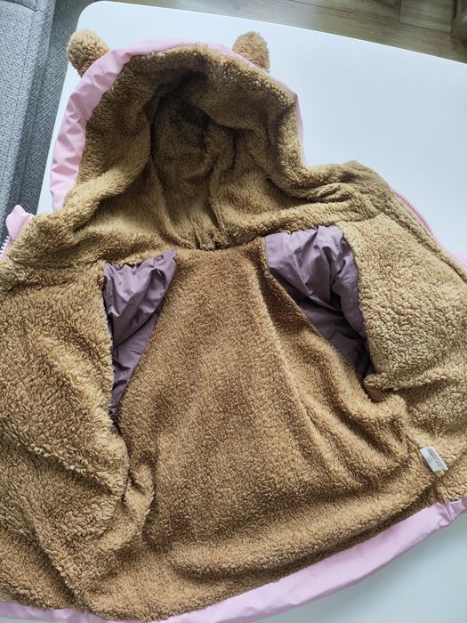 Kurtka zimowa 86-92 + czapka