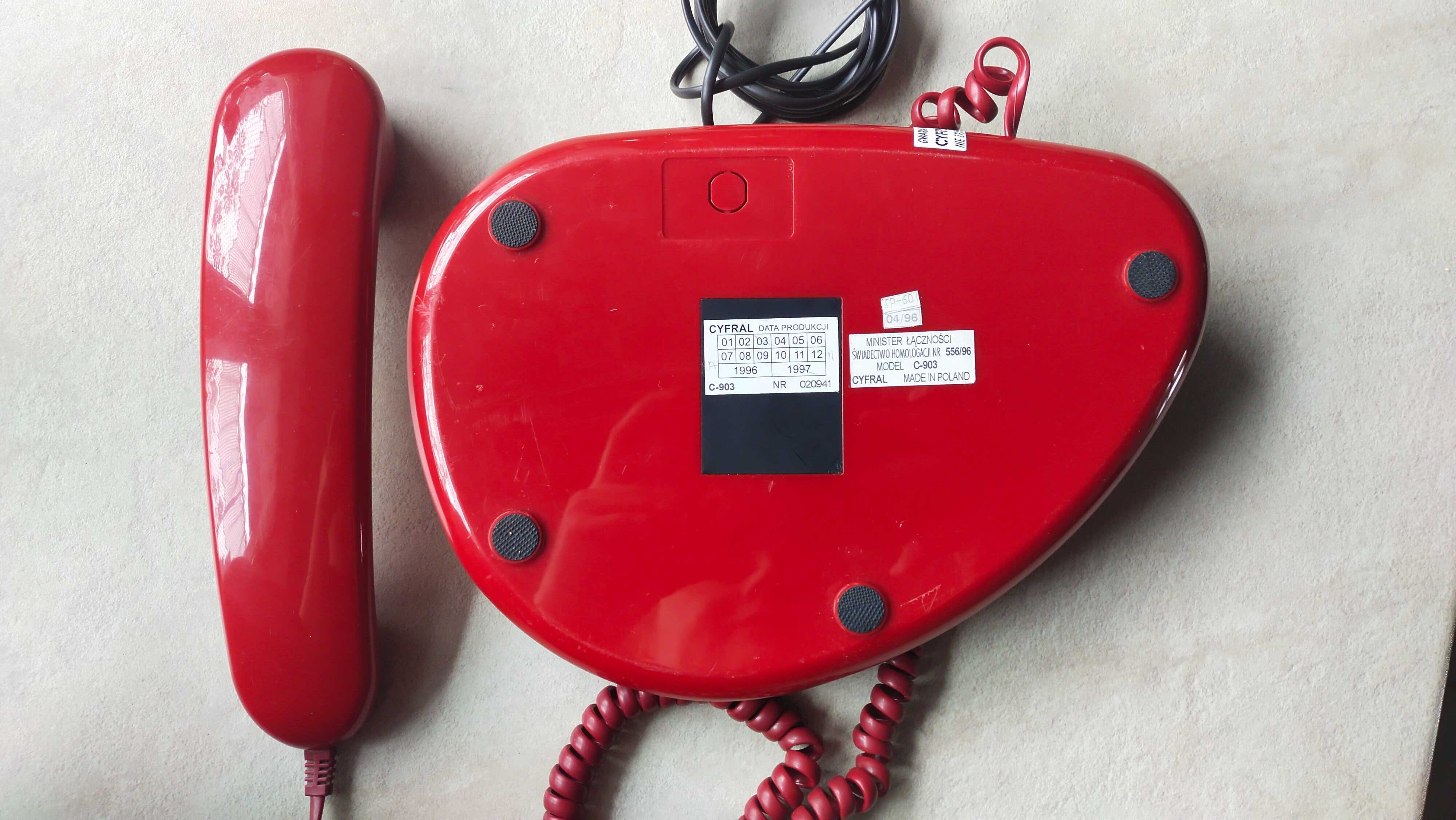 Telefon stacjonarny na przyciski / Cyfral / 1997 r.