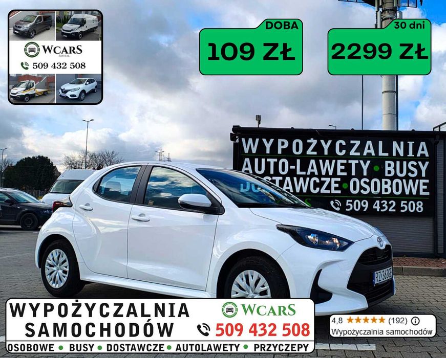 Osobowe wynajem samochodów wypożyczalnia aut dostawcze wypożycz van