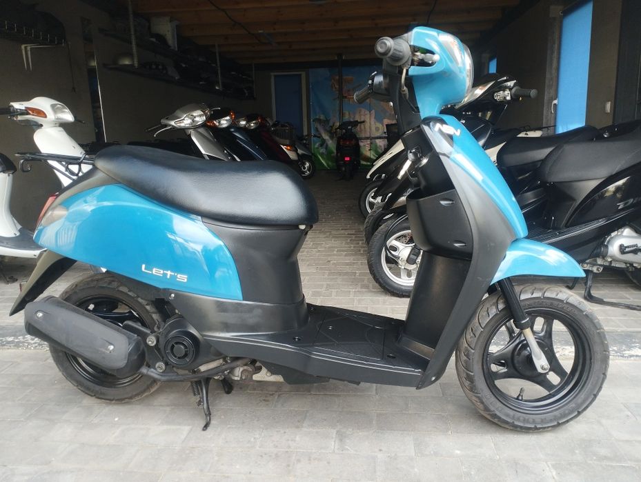 Скутер мопед Suzuki lets 6 с контейнера без пробега по Украине