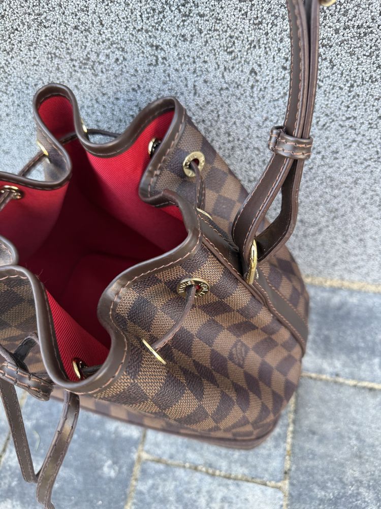 Torebka Louis Vuitton worek brązowa krata