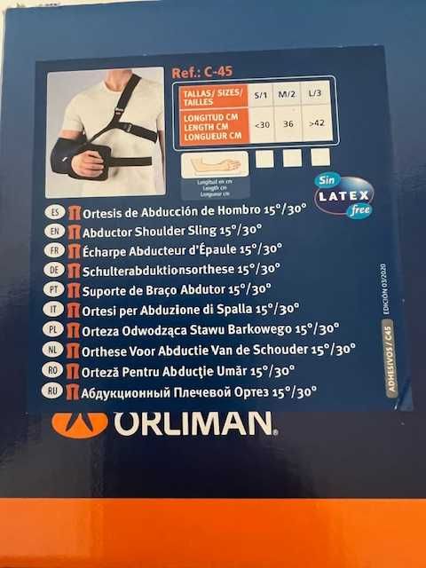 Ortótese para o Ombro com Abdução (15º / 30º ) | Orliman