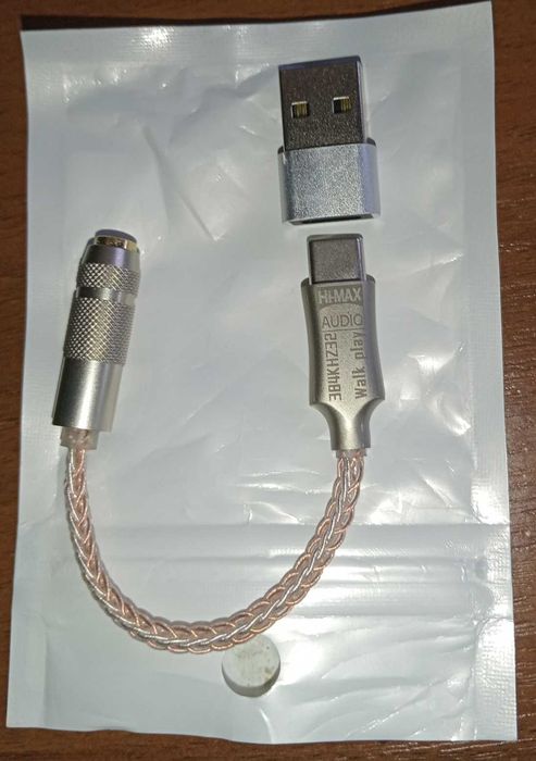 ЦАП  HiFi USB C  3,5 мм HI-MAX  AMP CB1200AU